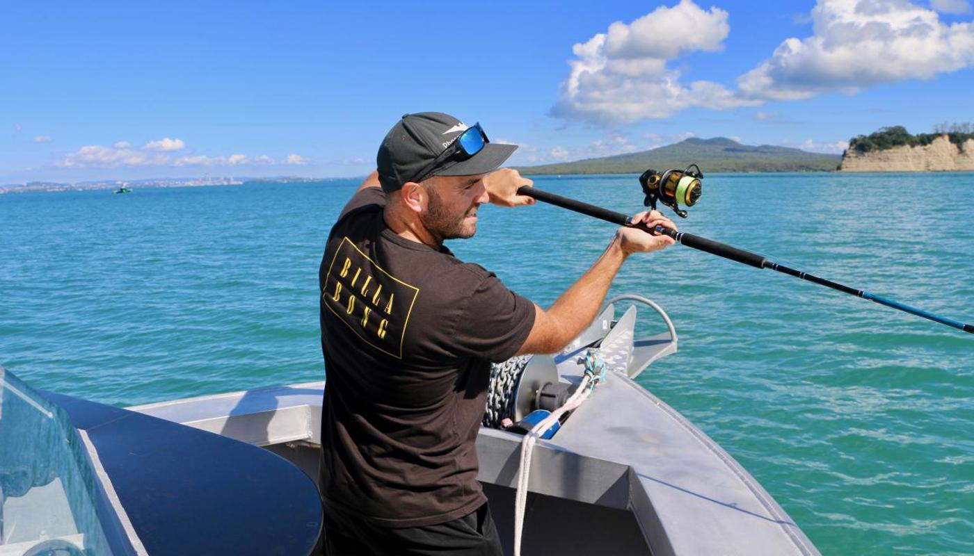 Perfect area in the bow for casting surface lures.
