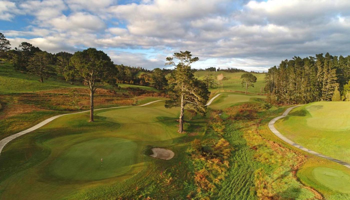 Number 13 & 14 two par fives on the Wainui 18