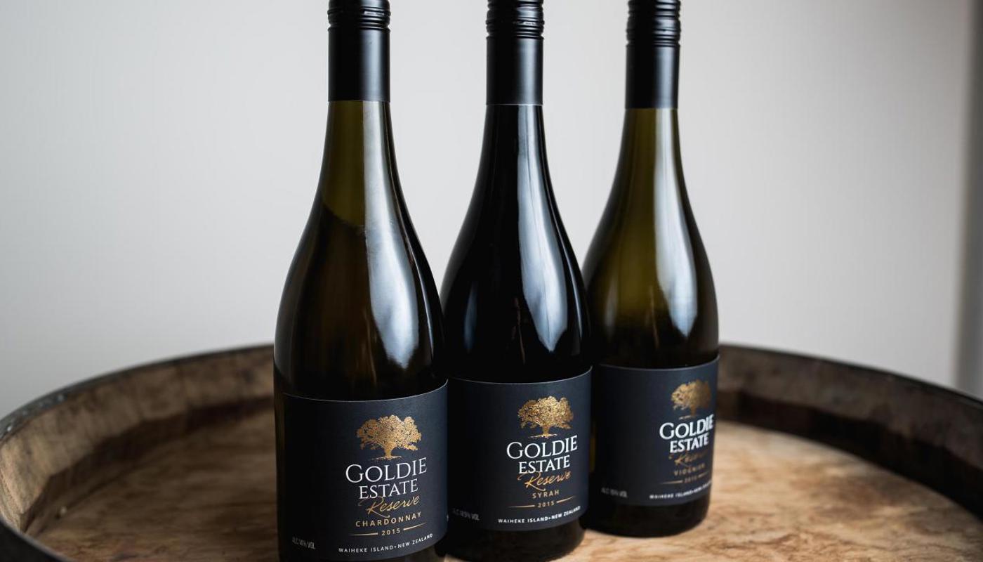 Goldie Estate Reserve wines