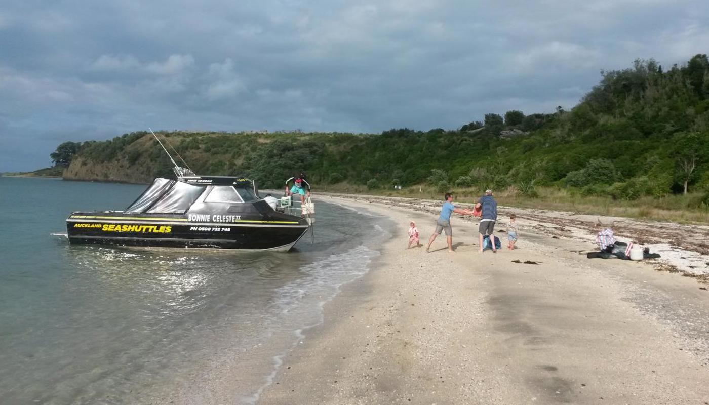 Beach drop off