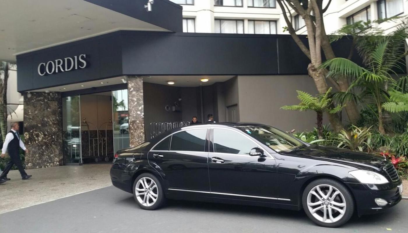 Mercedes Long Wheel Base Sedan, Cordis Hotel, Auckland