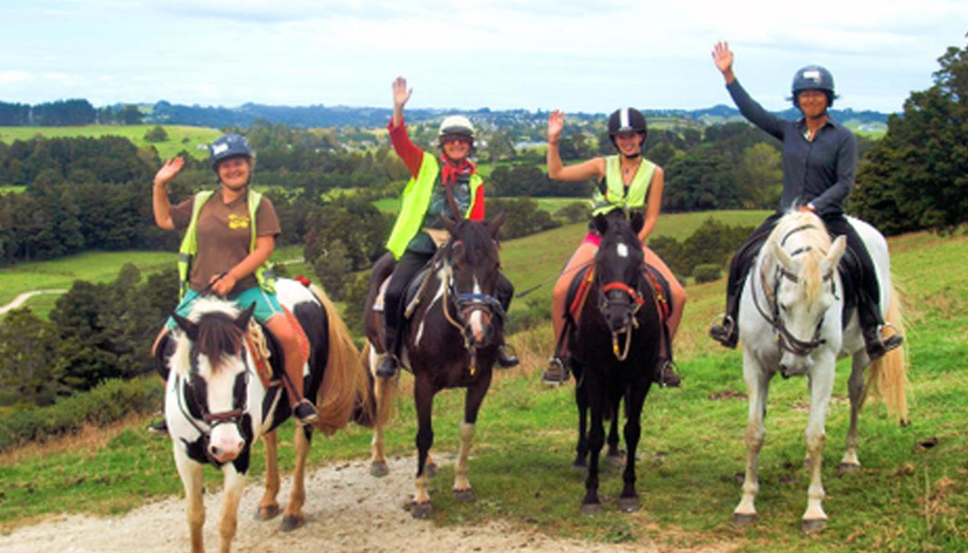 Horse trekking