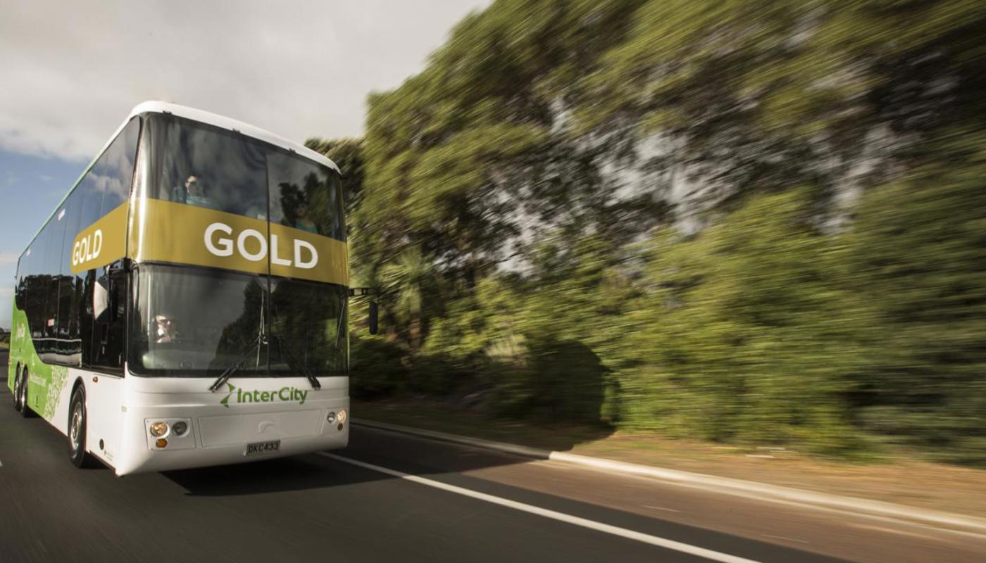 InterCity GOLD bus - new premium seats with recliners, legroom, WIFI and USB charge ports.