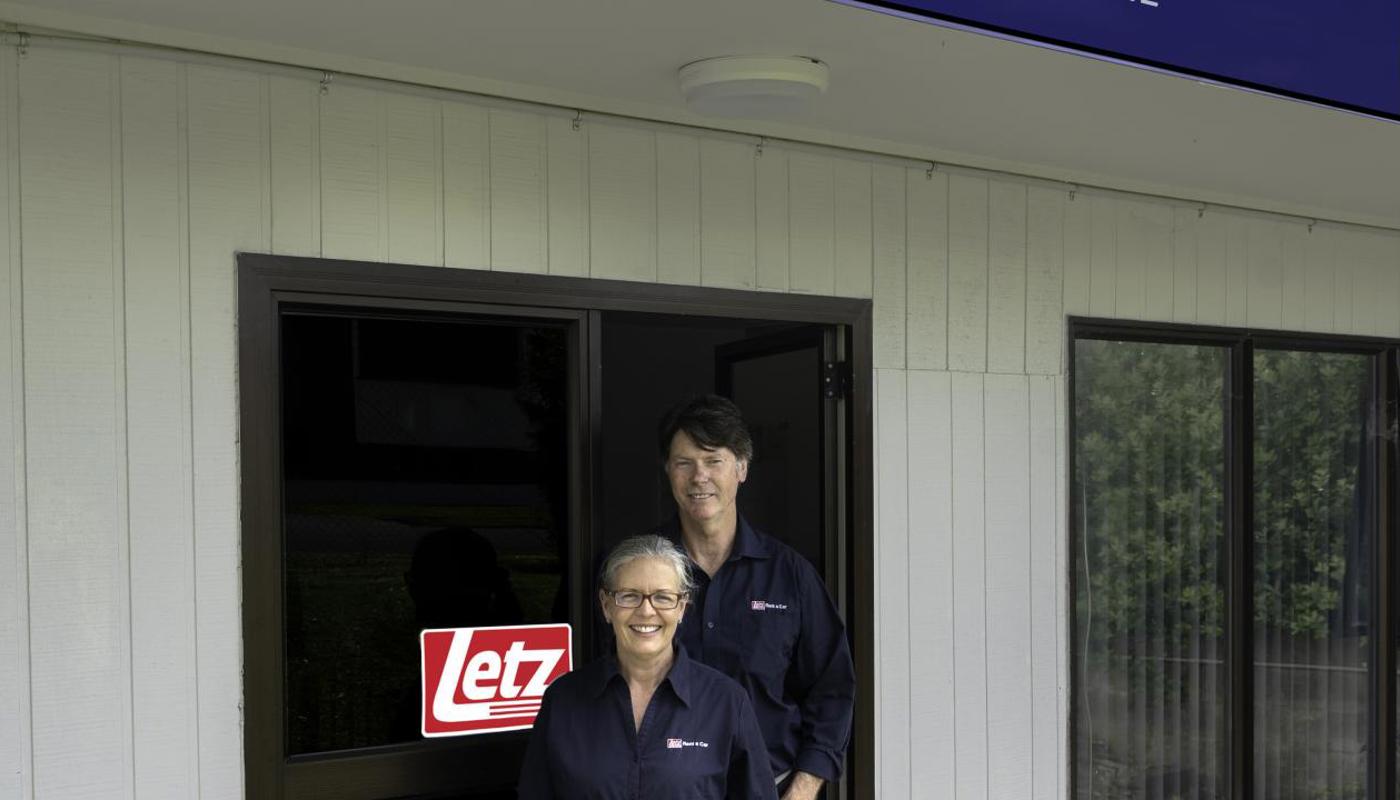 Julie and Simon of Letz Rent A Car