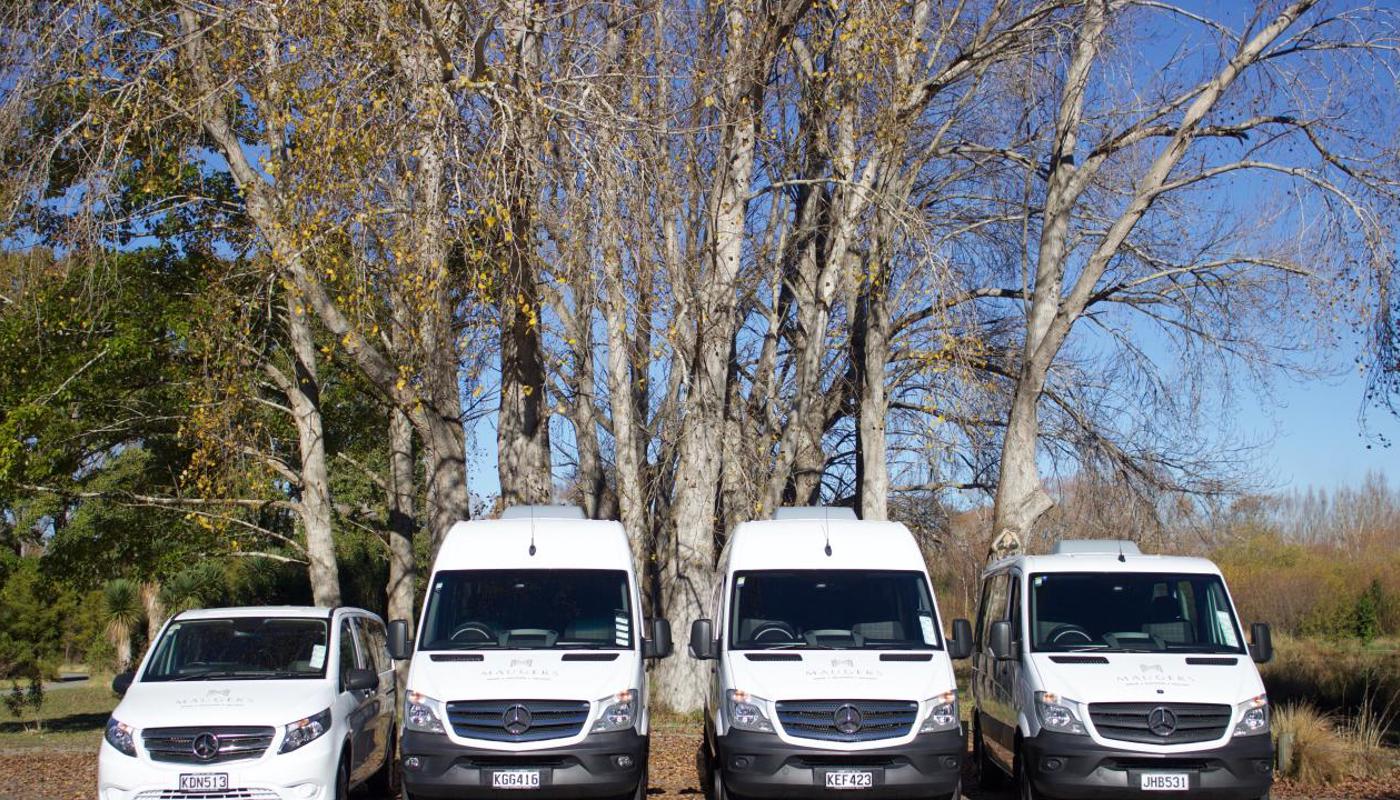 Examples of Maugers Rentals luxury vehicles