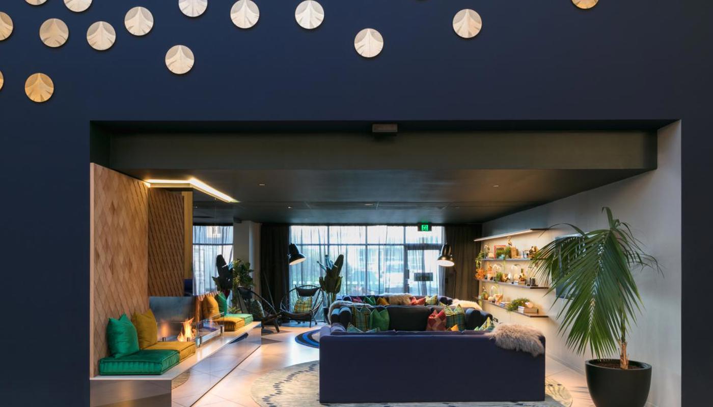 Living Room space at Naumi Hotel Auckland Airport
