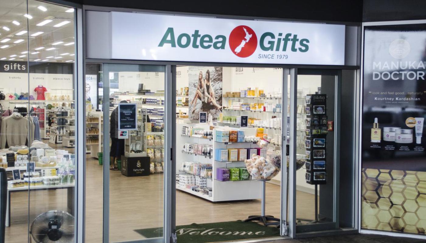 Aotea Gifts Britomart; front entrance