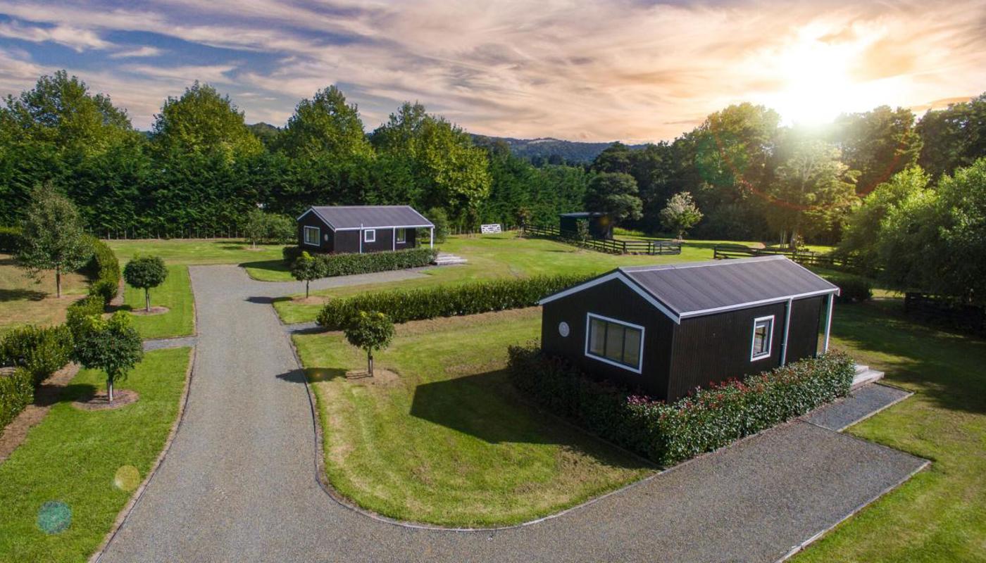 Perspective view of the cottages