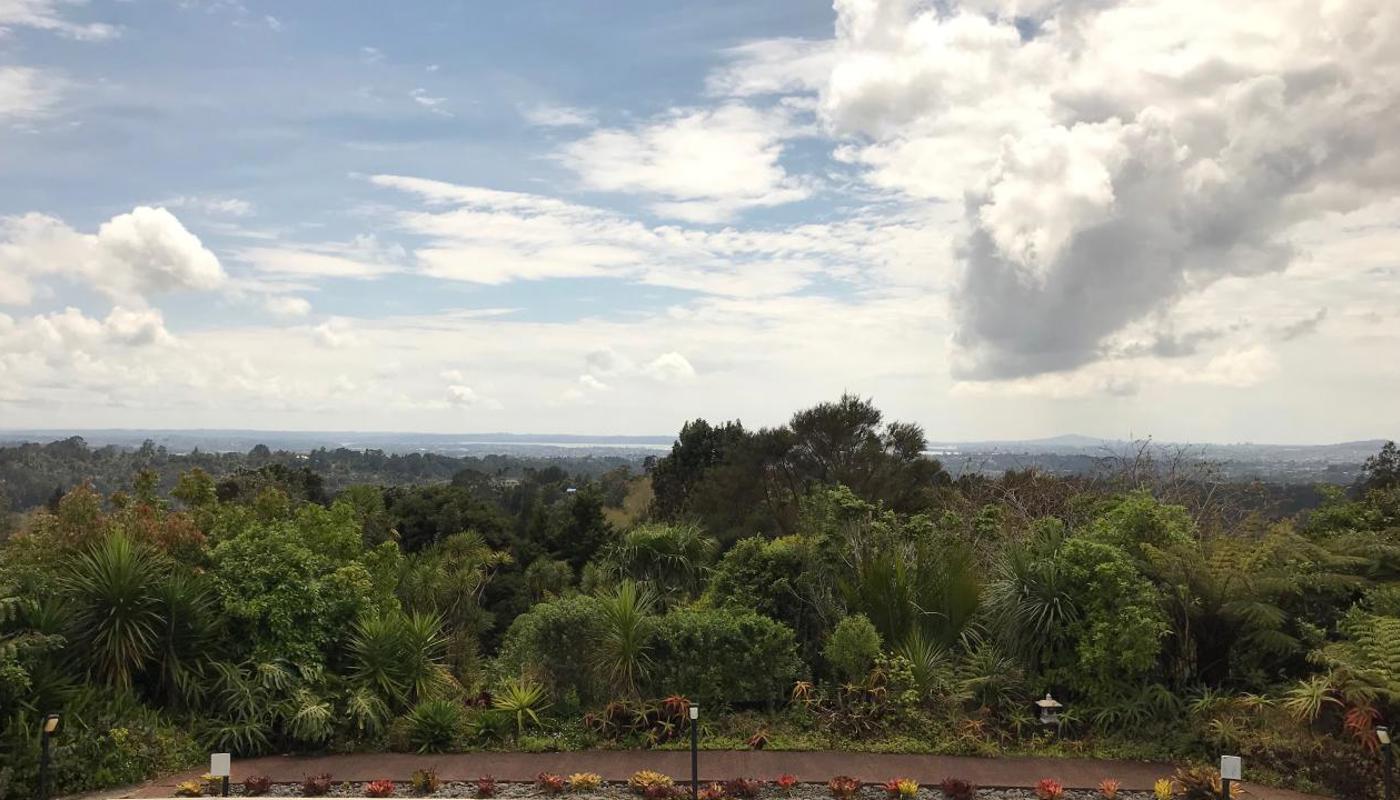 Swimming pool view, Miharo Bed & Breakfast, West Auckland & Waitakere,