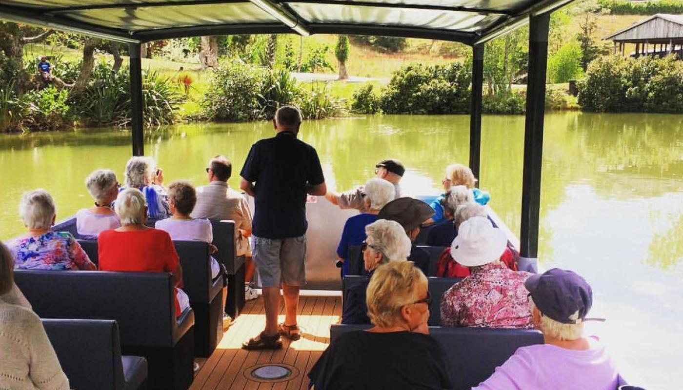 Spacious, covered, comfortable: You will not be disappointed with the purpose built vessel