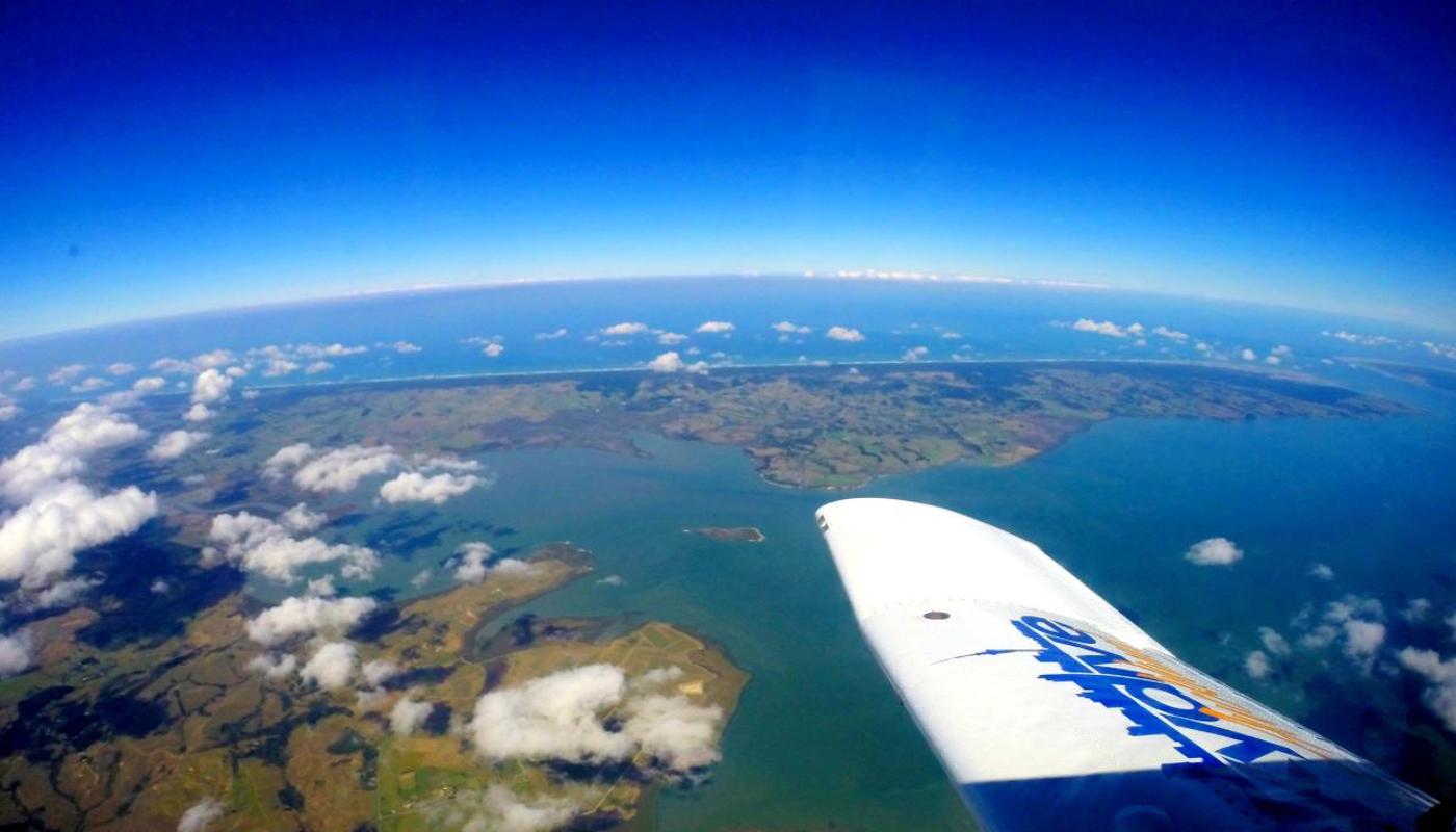 Enjoy the scenic flight to 18,000ft.