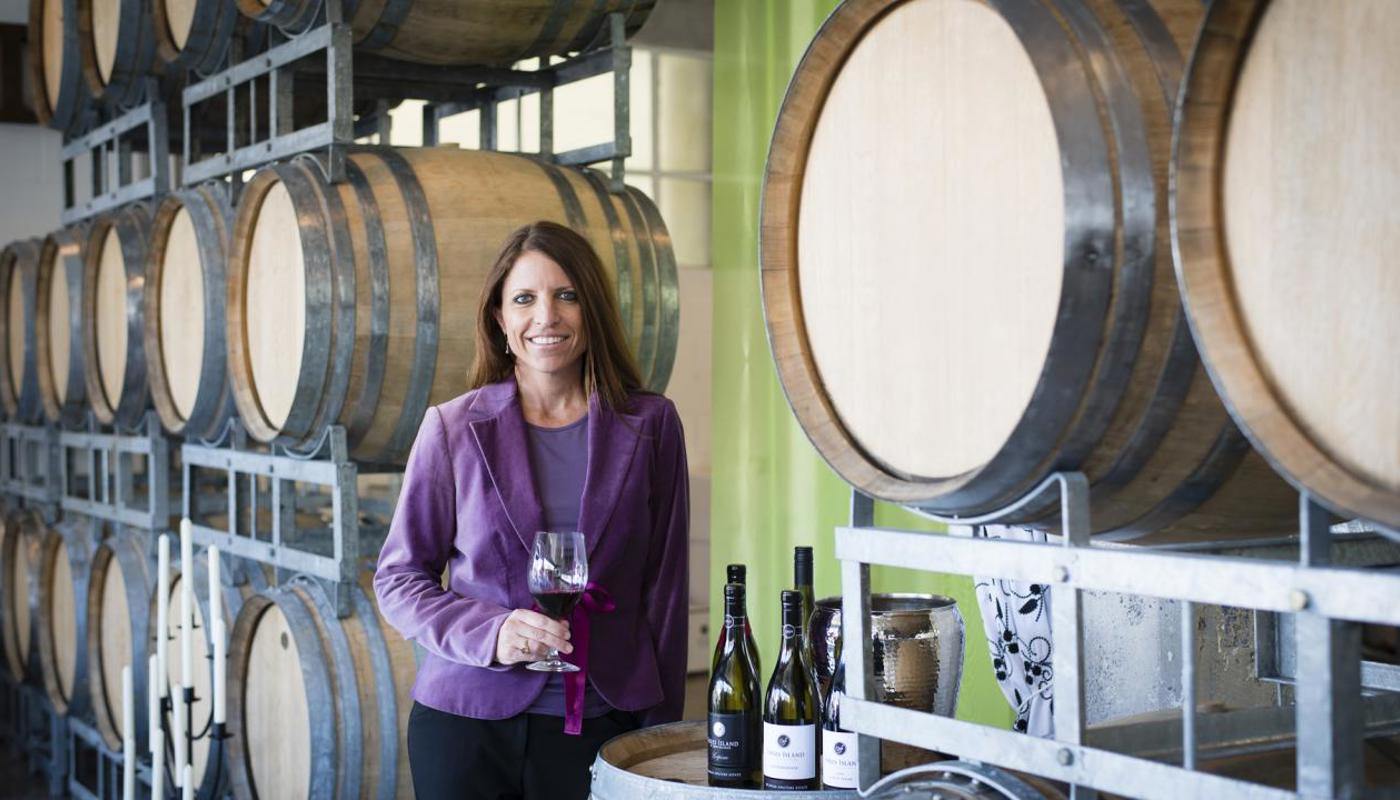 Foxes Island Wines Cellar Door - Kelly Brown