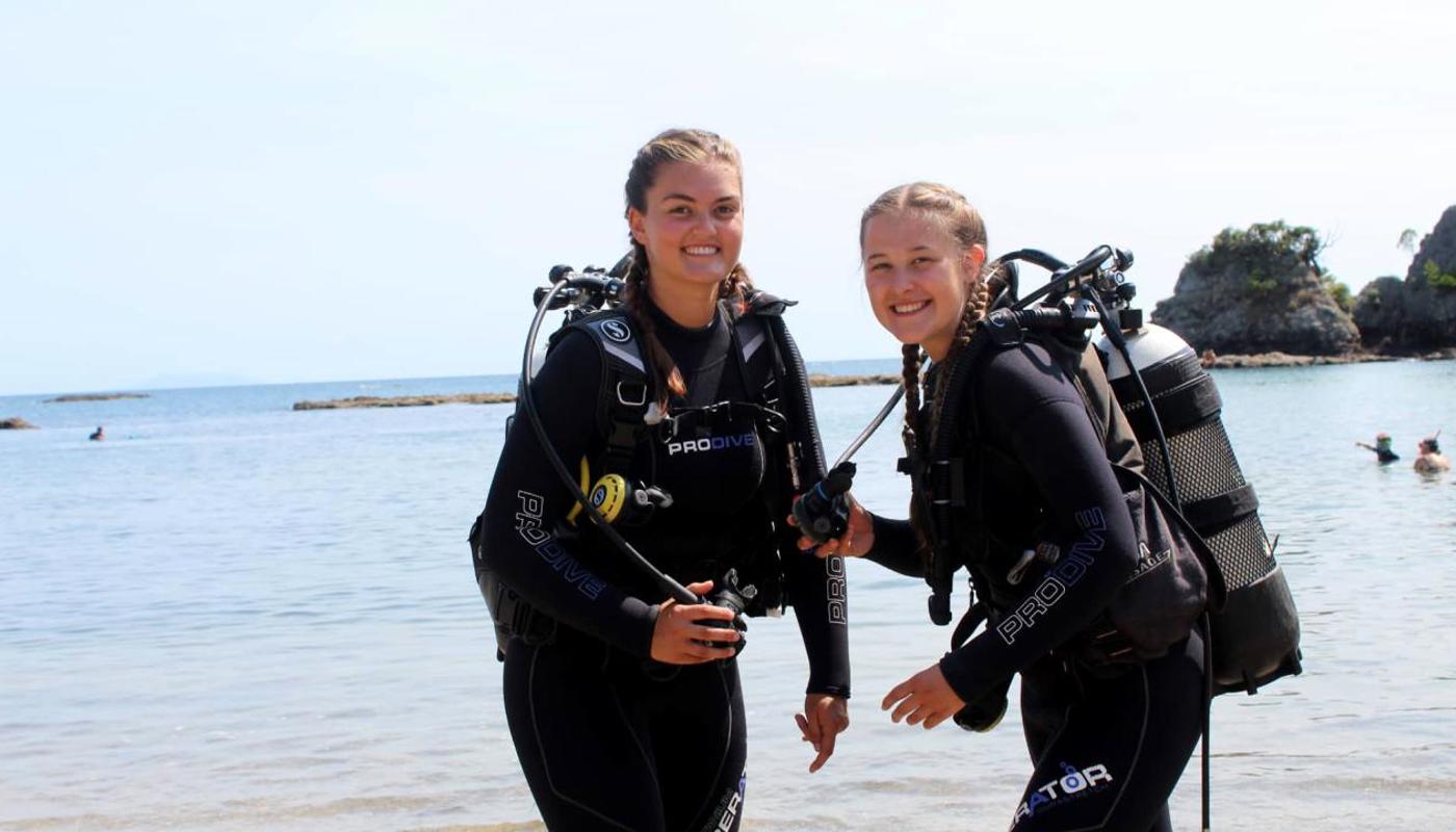 Experience SCUBA for the first time