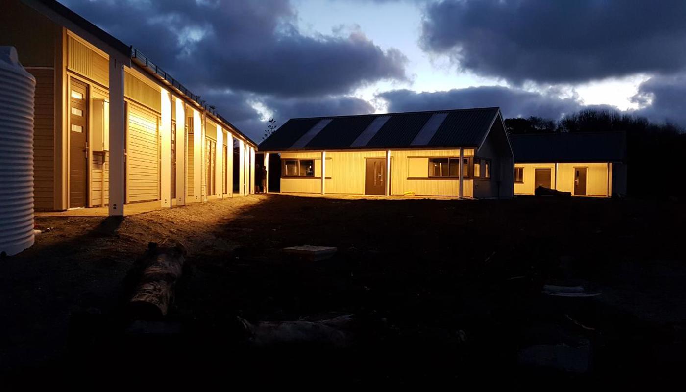 Night View of Buildings