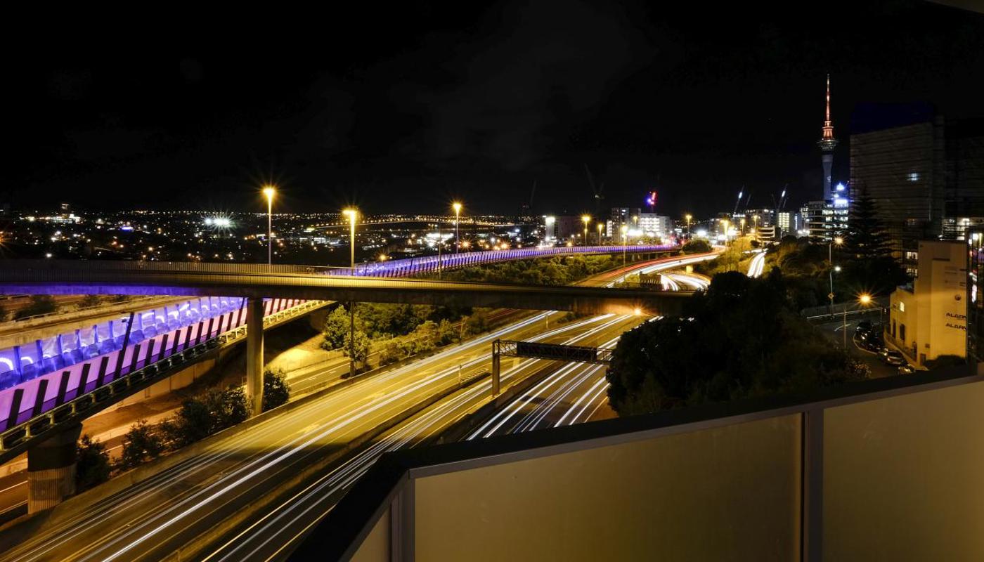 The amazing view at night