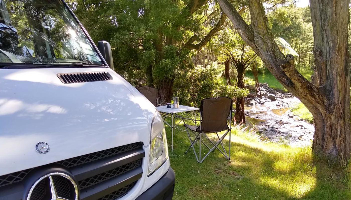 Breakfast outdoors
