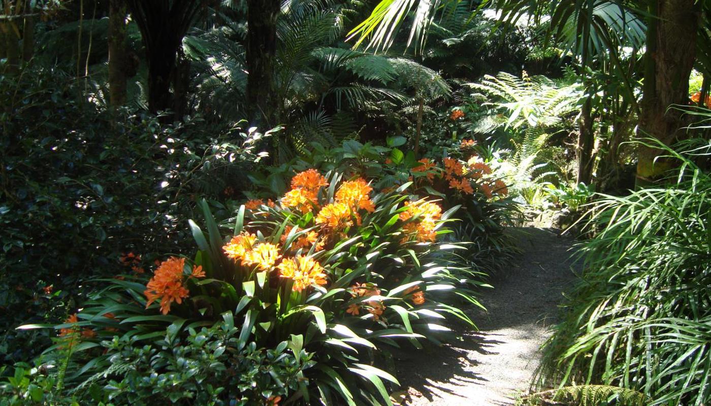 A peaceful walk through the gardens