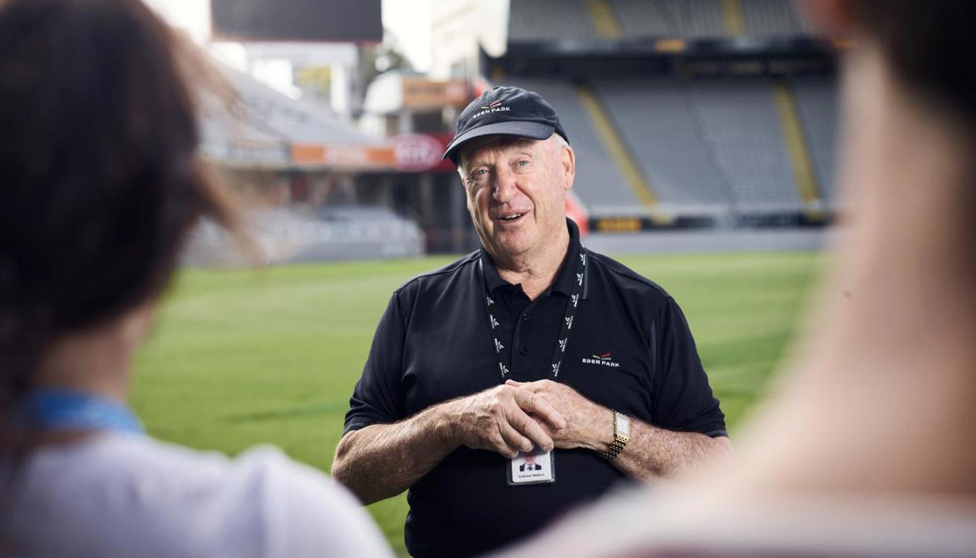 Eden Park's historian, Graham Walton