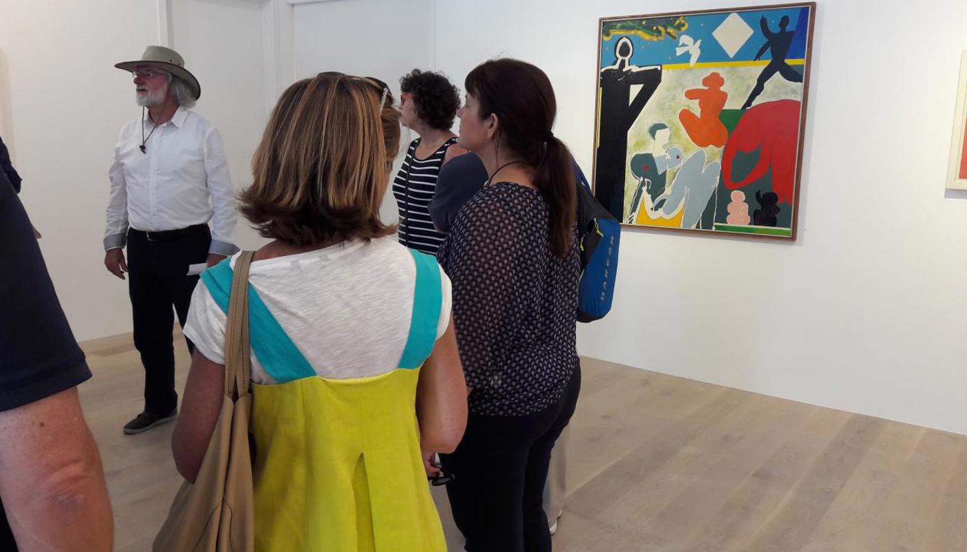 TJ McNamara in Gow Langsford Gallery Pat Hanley exhibition