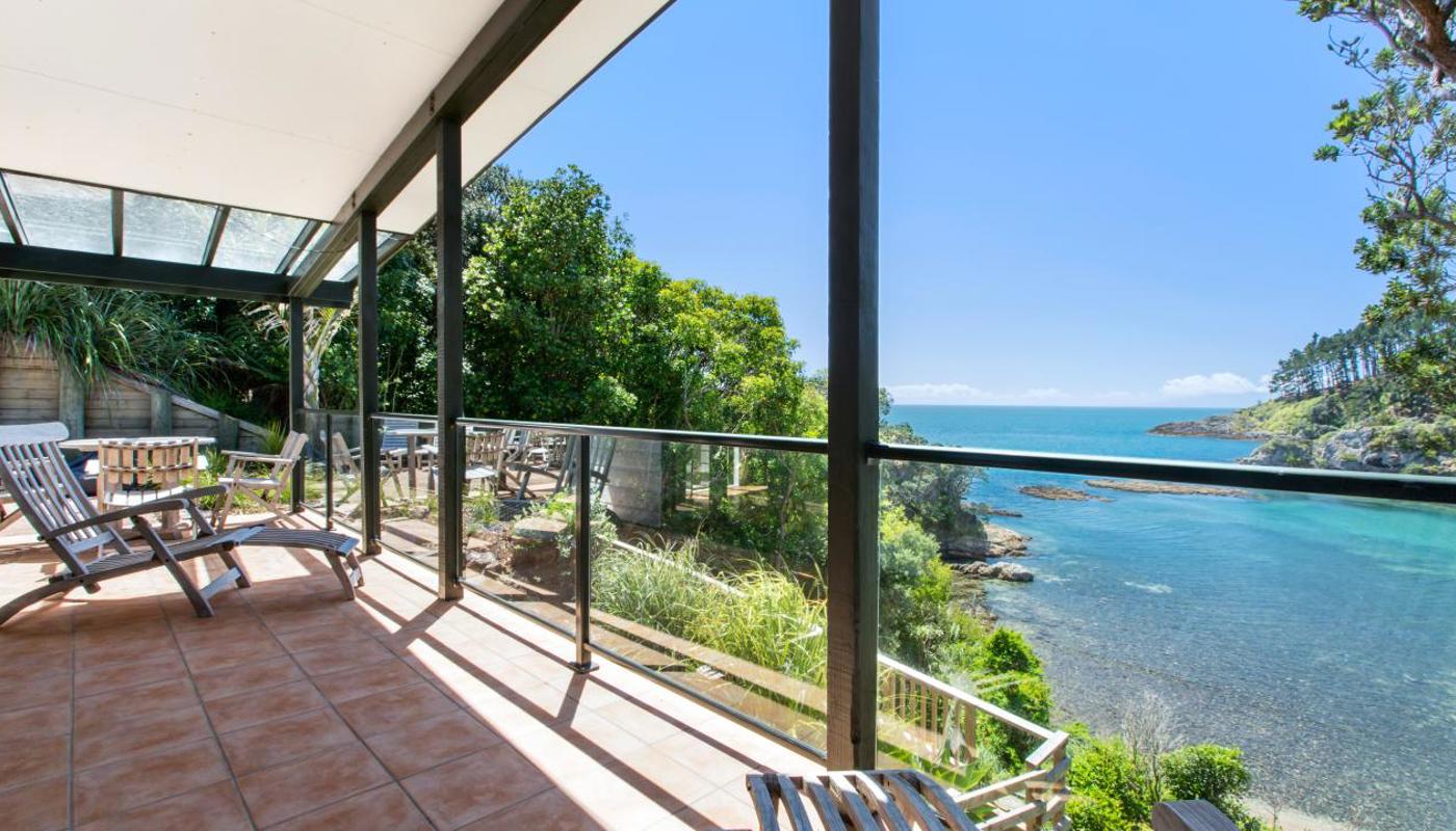 Deck with a spectacular view