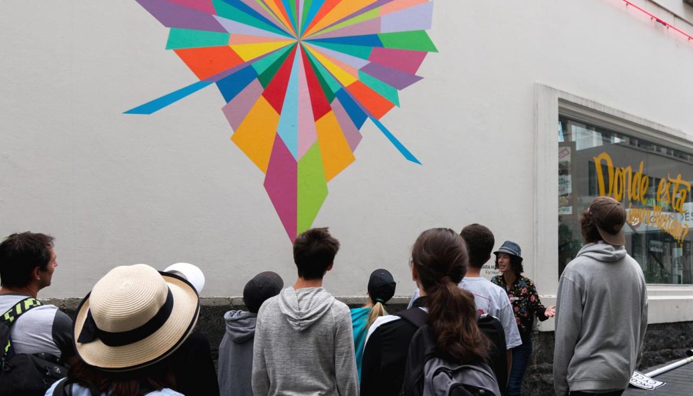 Auckland street art with an Aucky Walky guide