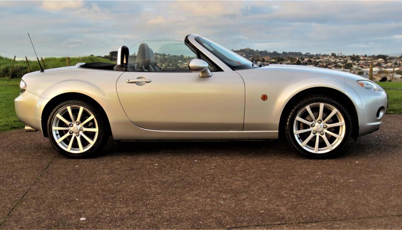 MX5 convertible, ideal for our sunny summer