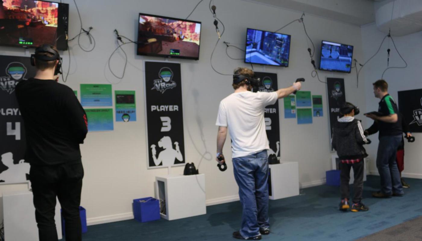 Open plan VR stations to play with your friends