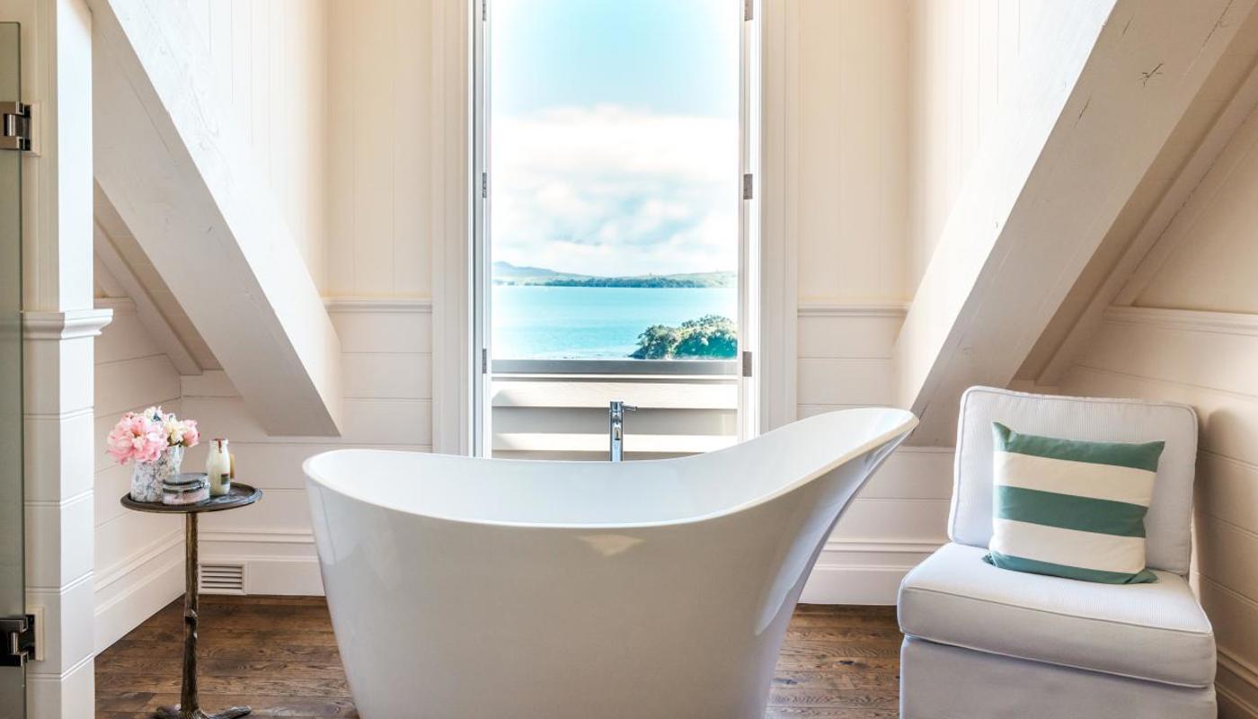 Luxury bathrooms throughout the property.