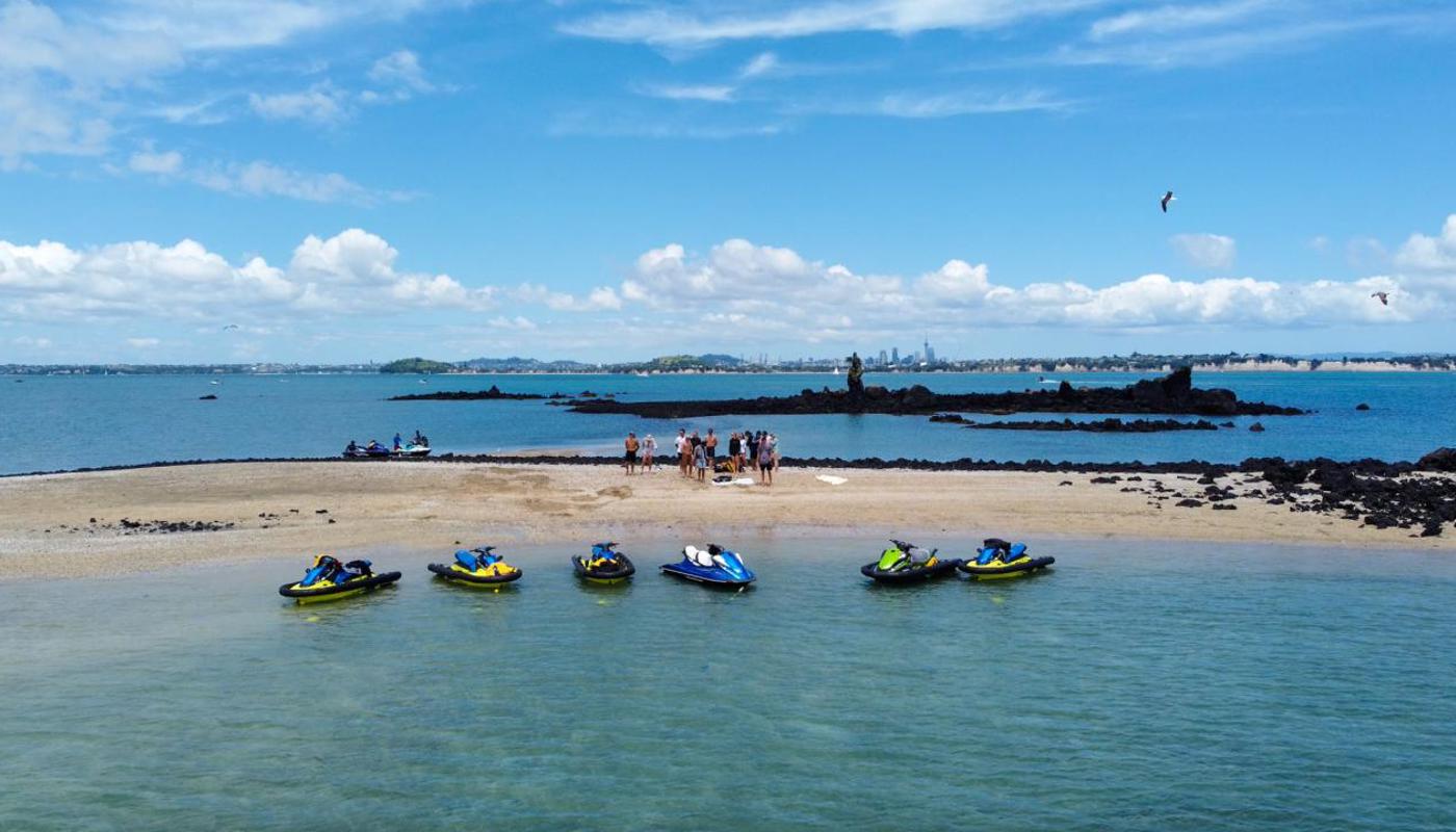 Rangitoto Sand Bar.