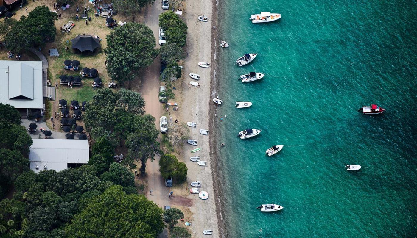 Man O' War's beachfront restaurant, cellar door and event pavilion