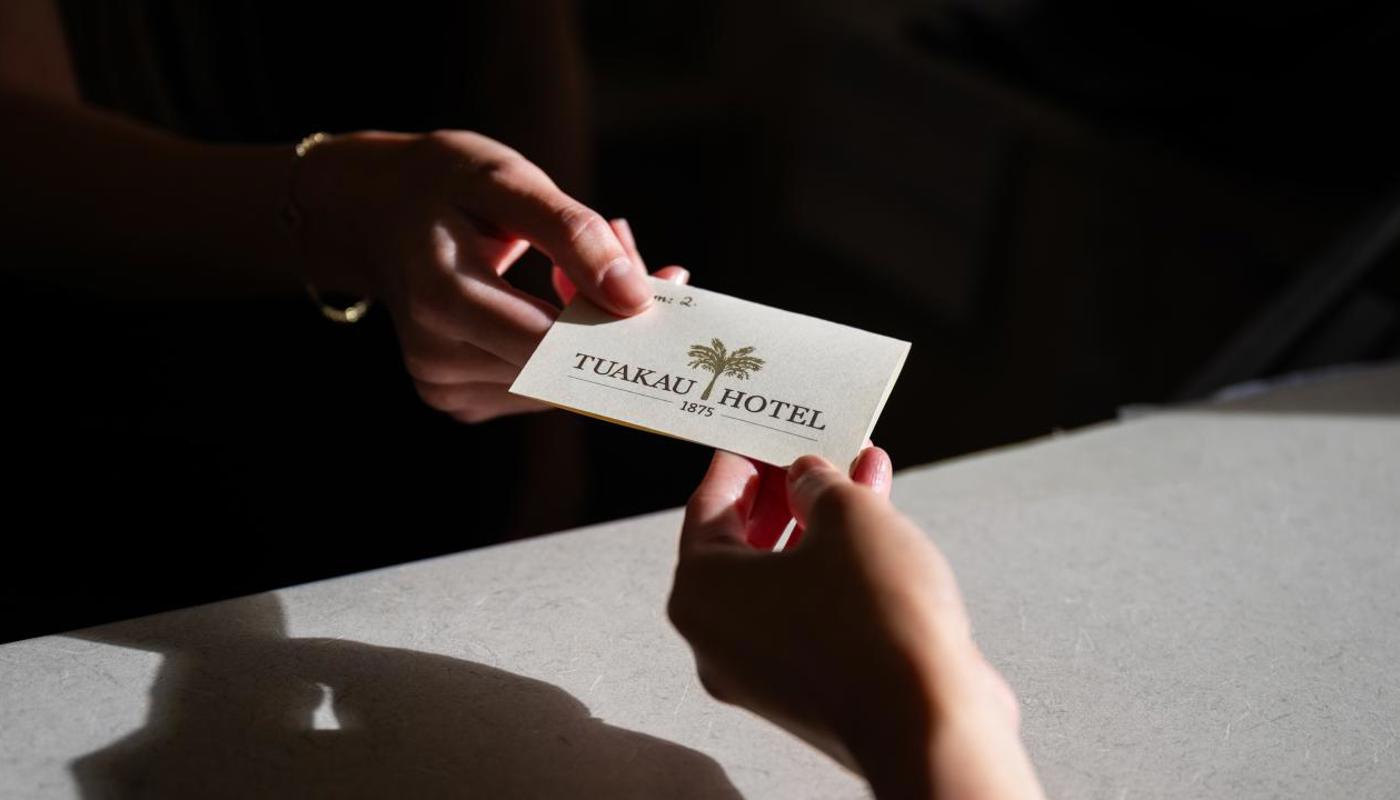 Check in at Tuakau Hotel