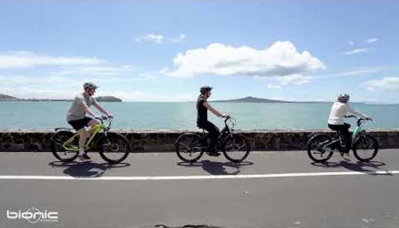 E-bike fun in Auckland
