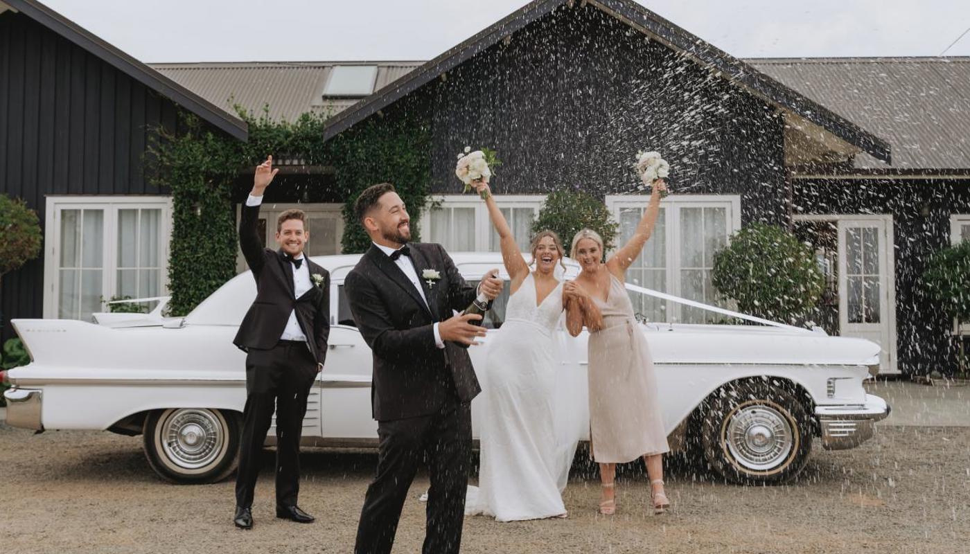 Wedding celebrations at Mudbrick.