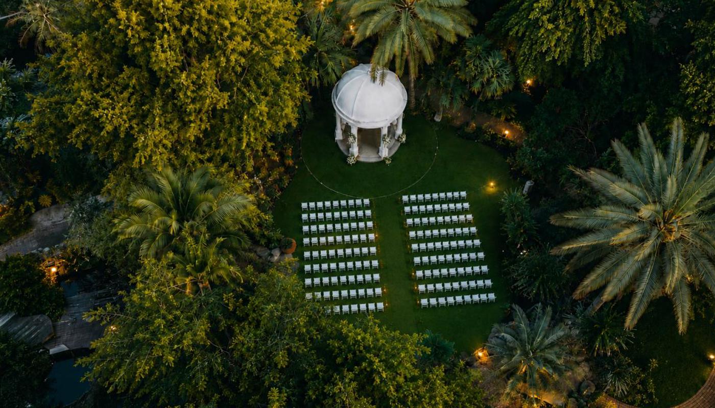 The White Pavilion outdoor wedding ceremony in Auckland